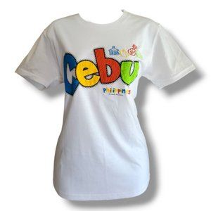 CEBU, Philippines Graphic Travel Tee - Women's Small - NWOT